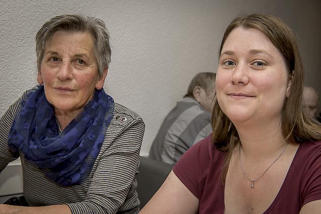 Maria Mutter (65) und Gabriela Schnidrig (35), Naters.