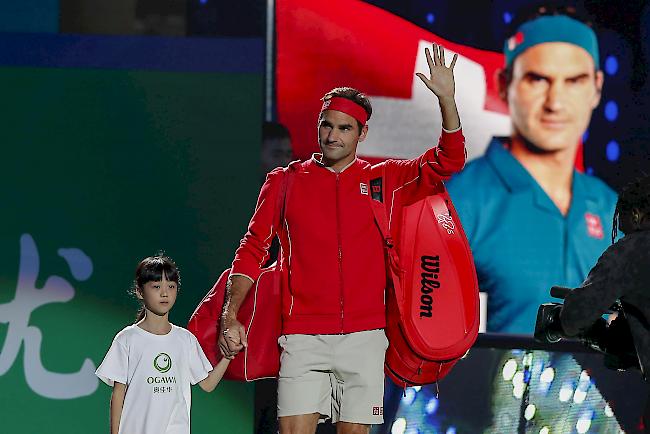 Die Begeisterung für Federer nimmt in China jeweils besondere Ausmasse an. Der Baselbieter scheint die Unterstützung zusätzlich zu beflügeln.