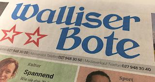 Der &laquo;Walliser Bote&raquo; z&auml;hlt aktuell t&auml;glich 49&rsquo;000 Leser.