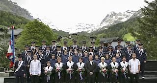 Die Musikgesellschaft &laquo;Mattmark&raquo; aus Saas-Almagell