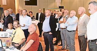 Geschlagen. Die CSPO-Mitglieder haben Gewissheit: Der Nationalratssitz ist weg.Foto wb