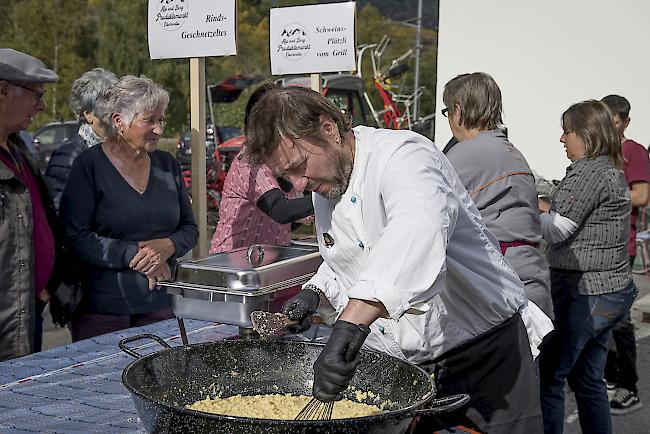 Alp- und Bergproduktemarkt in Visp. 