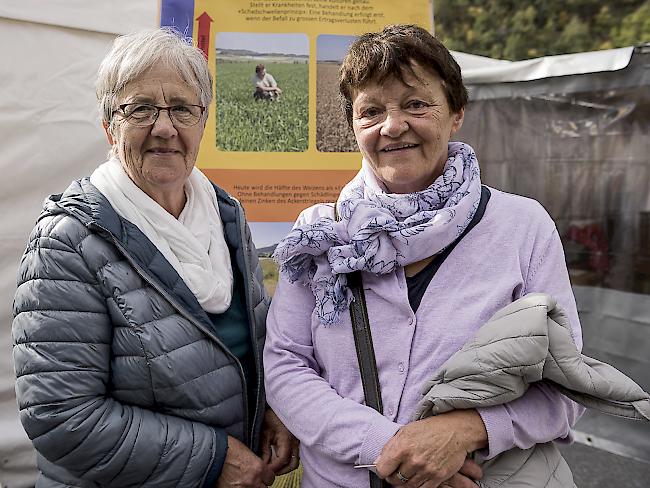 Vreni Willisch (73) und Elisabeth Fischer (63), Stalden.