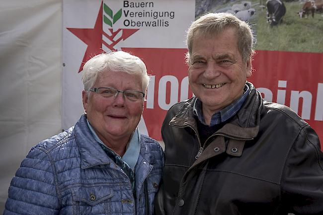 Marie-Madeleine (76) und Hans-Peter (76) Sarbach, Visp.