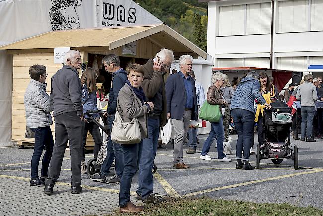 Alp- und Bergproduktemarkt in Visp. 