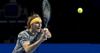 Der Deutsche Alexander Zverev unterlag in der 1. Runde im Duell zweier starker Aufschl&auml;ger dem Amerikaner Taylor Fritz 6:7, 4:6.