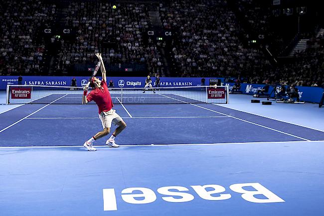 Roger Federer gewinnt zum zehnten Mal die Swiss Indoors.