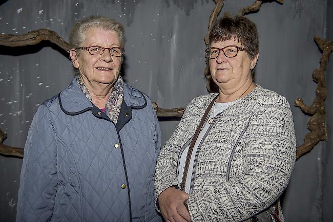 Brigitte Albert (71), Visp, und Margrith Nellinger (71), Brig.