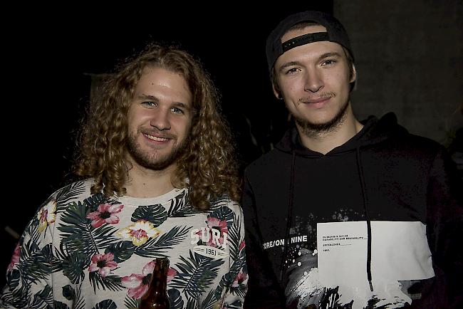 Michael Roten (20), Termen, und Andy Brantschen (24), Brig. 