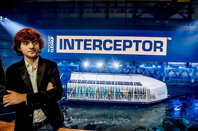 Visionär. Der Niederländer Boyan Slat will mit einer neuen Anlage Plastikmüll bereits in den Flüssen auffangen.