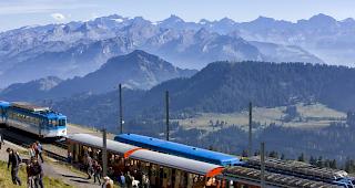 Die beliebte Ausflugsdestination Rigi z&auml;hlt heute bereits knapp eine Million Reisende pro Jahr.