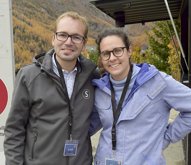 Klaus Habegger (40) und Eva Zurbriggen (35), Saas-Fee.