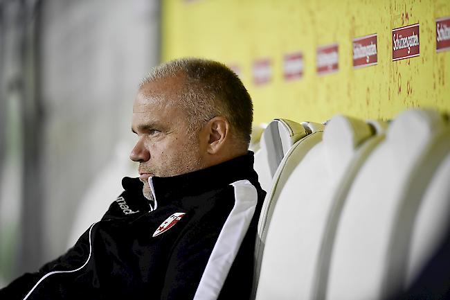 Springt einmal mehr ein. Christian Zermatten hat in dieser Woche die Verantwortung der ersten Mannschaft des FC Sitten.