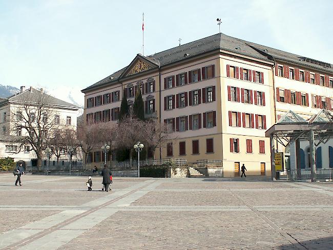 Walliser Regierungsgebäude in Sitten. (Symbolbild)
