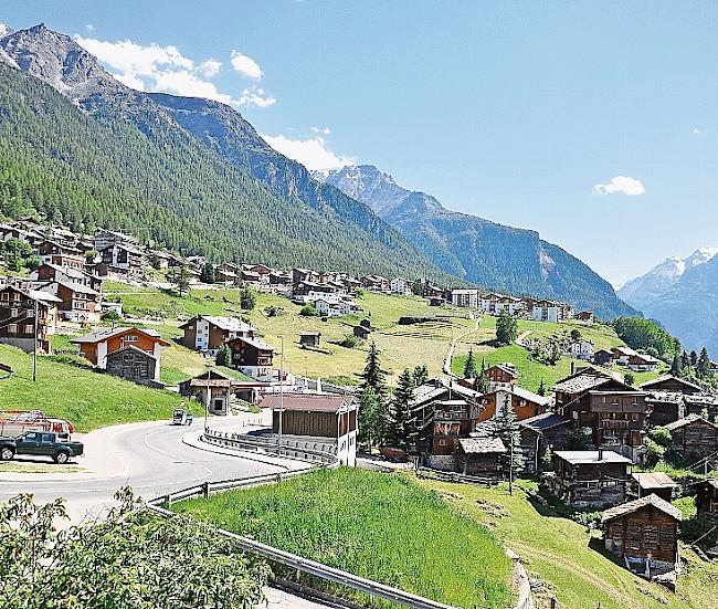 Im Grächner Quartier «Bina» fühlen sich Bewohner
zunehmend von Drohnenflügen gestört.
