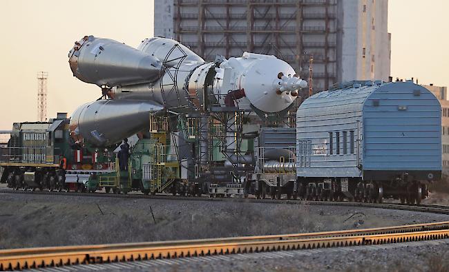 Der Weltraumbahnhof Baikonur in Kasachstan. 0Russland will mit einer eigenen Anlage unabhängiger werden.