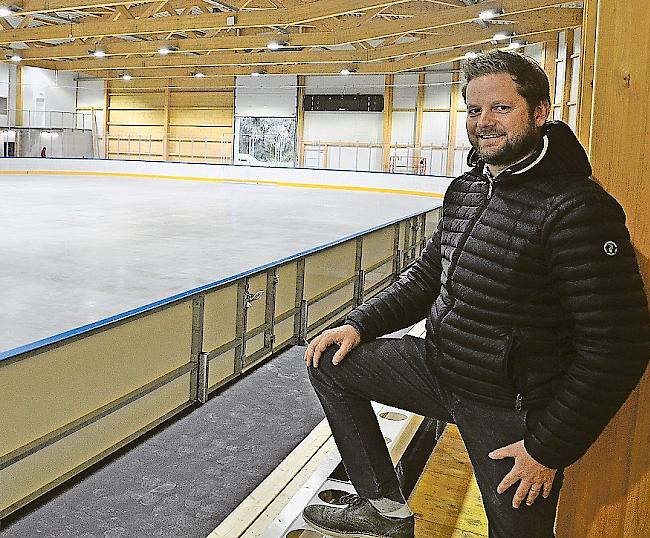 Trainer Jan Zenhäusern steht an seiner neuen Wirkungsstätte.