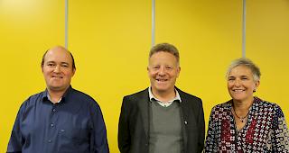 OSD-Vorstand: Andreas Theiler, Co-Pr&auml;sident Pino Mazzone (mitte) und Miranda Zimmermann. Es fehlt Co-Pr&auml;sident Werner Salzmann.