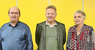 OSD-Vorstand. Andreas Theiler, Co-Pr&auml;sident Pino Mazzone (Mitte) und Miranda Zimmermann. Es fehlt Co-Pr&auml;sident Werner Salzmann.Foto mengis media
