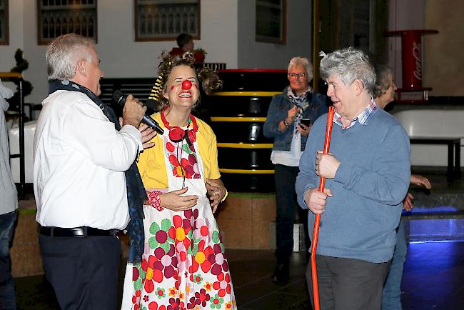 An der «Disco mitenand» am Sonntagnachmittag in Gamsen war gute Stimmung angesagt.