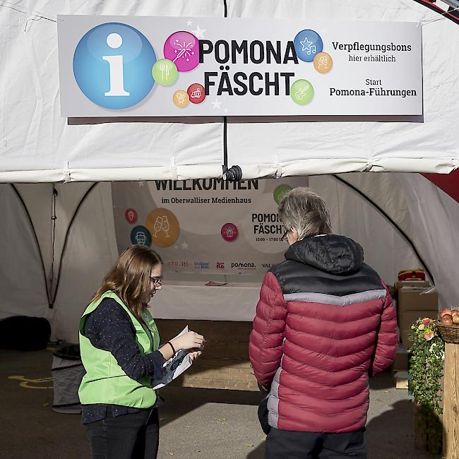 Grosses Pomona Fäscht in Visp. 