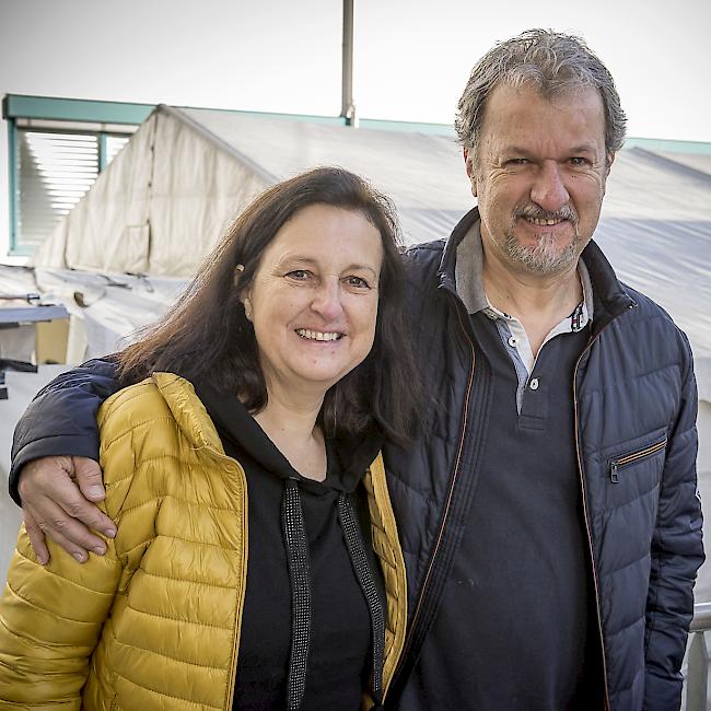 Christina Dulio (64), Glis, und Hans-Peter Berchtold (59), Visp. 