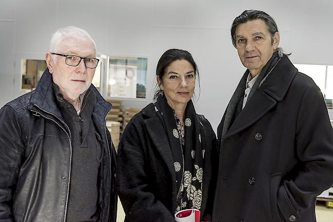 Francis Pianzola (71), Baltschieder, Germaine (60) und Renato (68) Jordan, Brig. 