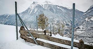 Zaun des Anstosses. Kann der obere Zaun auf den &Auml;ckern der Safranzunft in Mund nun doch bleiben?