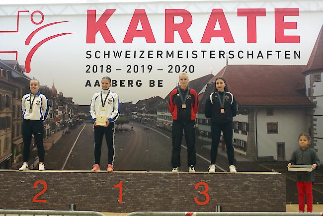 An der Karate-Schweizer-Meisterschaften in Aarberg holte die Oberwalliserin Nathalie Schmidt die Bronzemedaille.