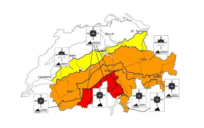 Im Süden herrscht gemäss SLF derzeit teils grosse Lawinengefahr. 