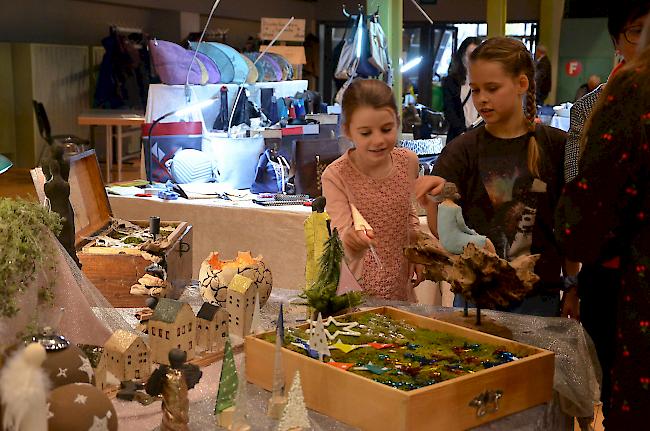 Impressionen vom traditionellen Advents- und Hand-Werk-Markt in der Briger Simplonhalle.