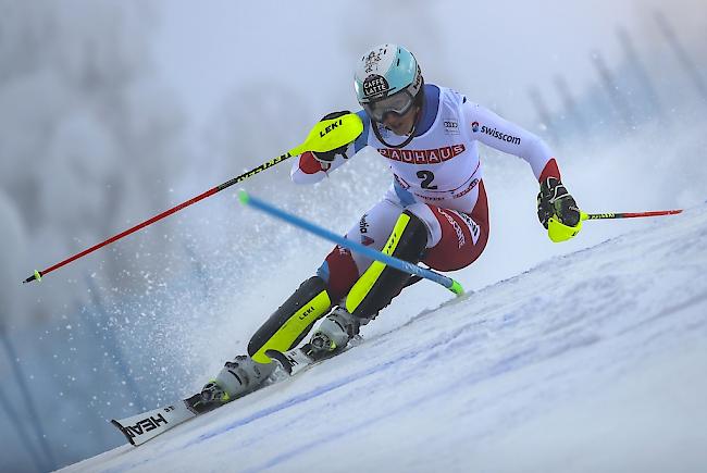 Wendy Holdener wird im ersten Weltcup-Slalom des Winters 2019/20 in Levi zweite.
