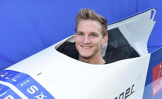 <b>Auf Kurs.</b> Wie am Vortag kam Pilot Michael Kuonen auch beim zweiten Zweierbob-Rennen in Altenberg auf den 7. Platz.