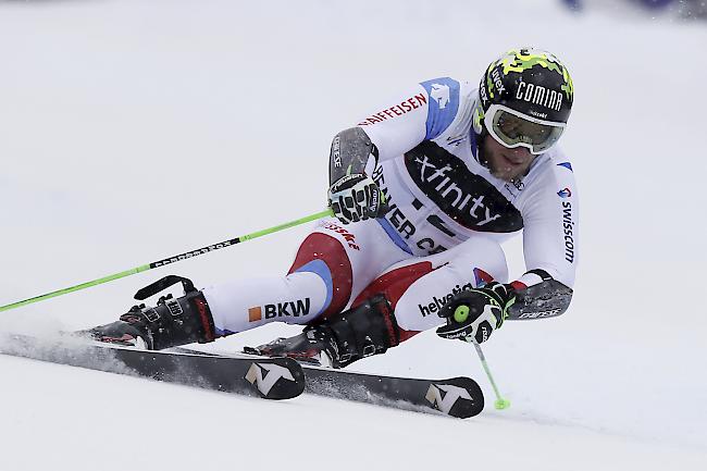 Anschluss bereits wieder gefunden. Justin Murisier zeigte ein starkes Rennen. Foto Keystone
