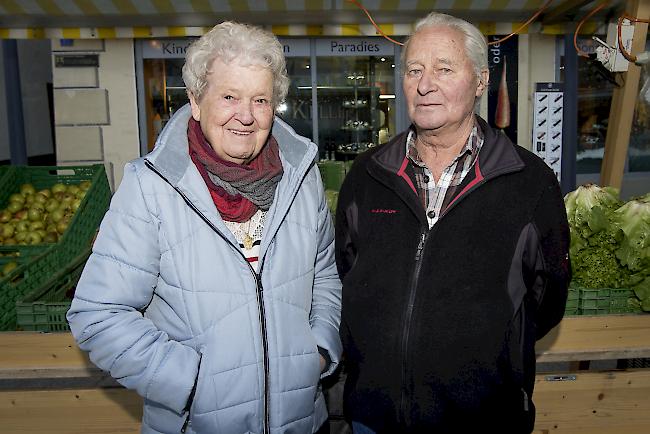 Irmgard (77) und Sebald (84) Venetz, Visp.