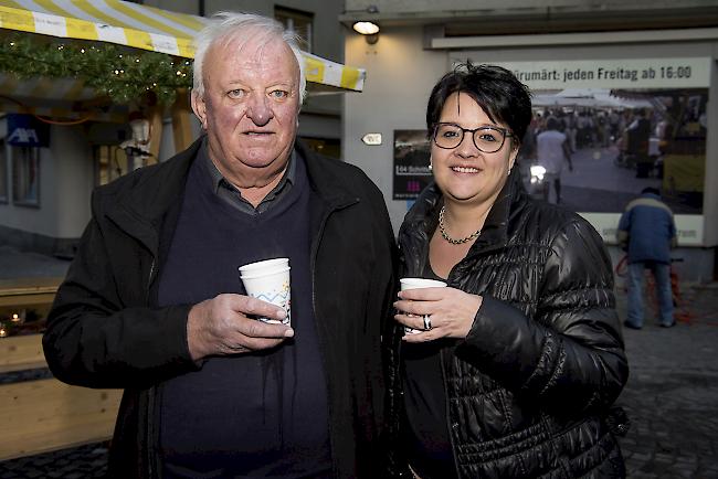 Werner Zimmermann (74) und Kerstin Aufdenblatten (44), Visperterminen.