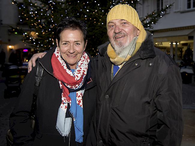 Maya Gattlen (75) und Christian Domig (75), Visp.