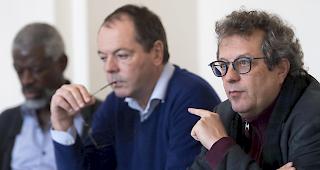 Michel Agnant (links) und sein Kollege Jerome Christen.