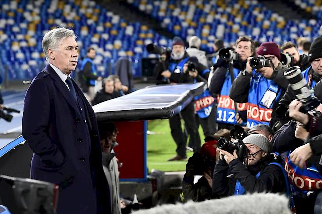 Carlo Ancelotti. Seine Zeit in Neapel ist abgelaufen.