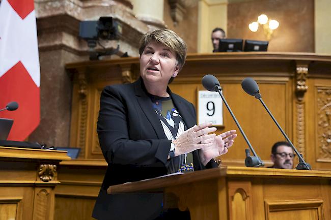 Viola Amherd (CVP) bleibt Bundesrätin. (Archivbild)