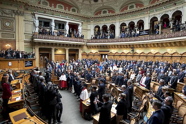 Die Überraschung ist ausgeblieben. Die Vereinigte Bundesversammlung hat am Mittwoch sämtliche Bundesratsmitglieder bestätigt.