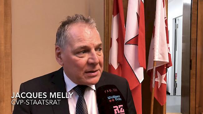 Musste sich im Kantonsparlament viel Kritik an seiner Departementsführung anhören: Staatsrat Jacques Melly.