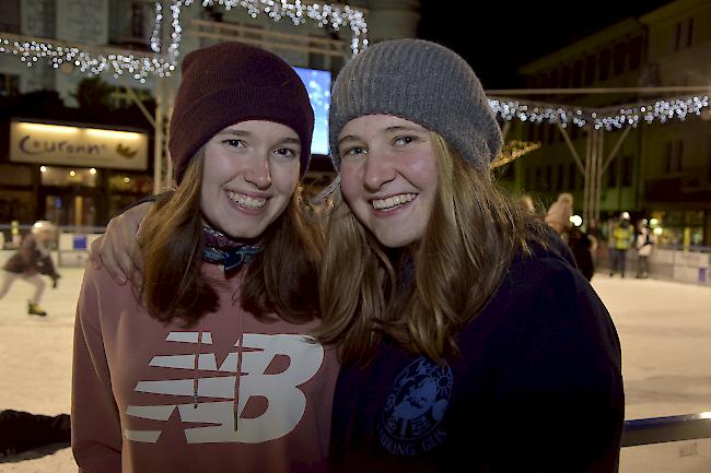 Noémie Zumstein (14), Glis, Nathalie Hefti (17), Gamsen.