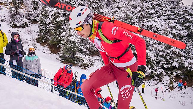 <b>Steil nach oben.</b> Iwan Arnold feiert in Aussois einen weiteren Weltcup-Sieg in einem Sprintrennen.