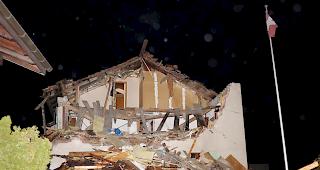 Im M&auml;rz explodierte in Gr&ocirc;ne ein Haus, das mit einem holzbeheizten Kamin und einem veralteten Warmwasser-Konvektor ausgestattet war.