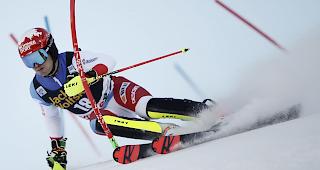 Der 23-J&auml;hrige Meillard zeigt einen starken Slalom und f&auml;hrt in der Kombi von Bormio auf Rang 3.