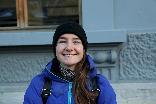 Silvie Seiler feiert auf der Belalp.