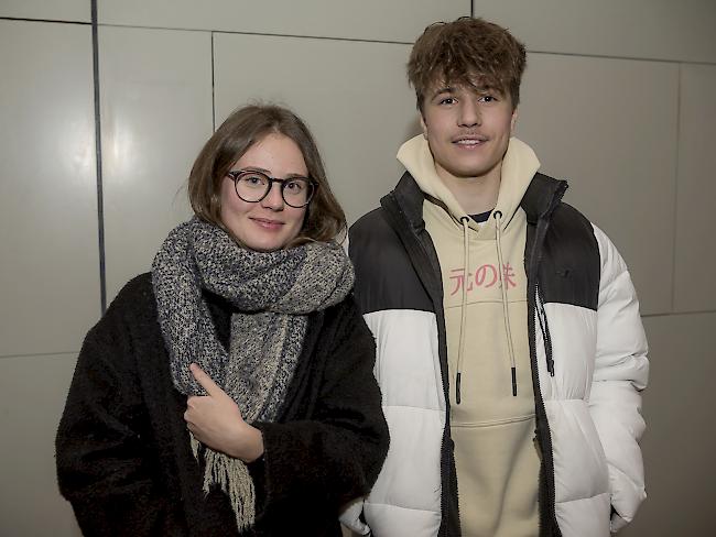 Lara (19) und Aurel (17) Schönenberger, Visp.