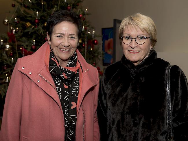 Maya Gattlen (75) und Martha Hildbrand (71), Visp. 