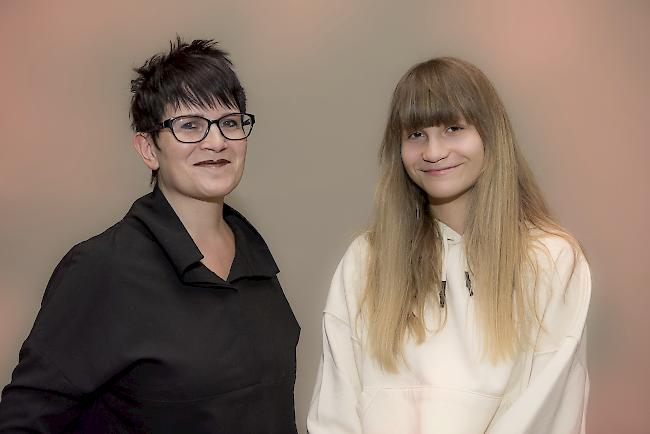 Astrid (45) und Tanisha (14) Imboden, Visp. 